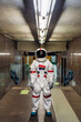 © Eugenio Marongiu/Westend61 - Male astronaut standing in basement