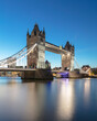 © Alex Holland/Westend61 - UK, England, London, Long exposure of River Thames and Tower Bridge at dusk