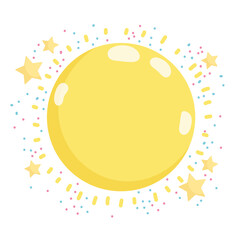 Canvas Print - sun weather cute