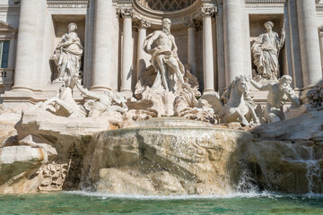 Poster - Di Trevi fountain in Rome, Italy