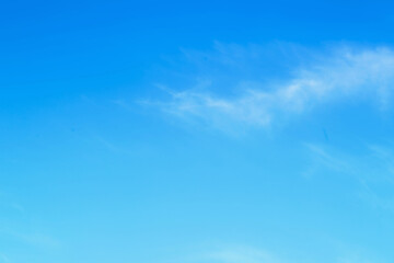Wall Mural - blue sky with beautiful natural white clouds