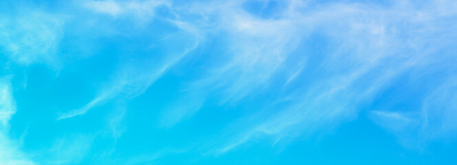 Wall Mural - blue sky with beautiful natural white clouds