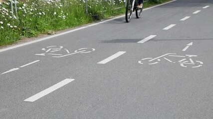 Wall Mural - bicycle_street