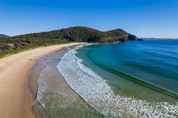 Wall Mural - Elizabeth Beach Aerial Morning Seascape