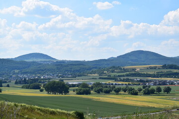 Sticker - Blick auf Thür in der Eifel