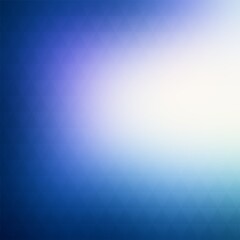 Blue triangle subtle geometric background with white spotlight. Abstract pattern.