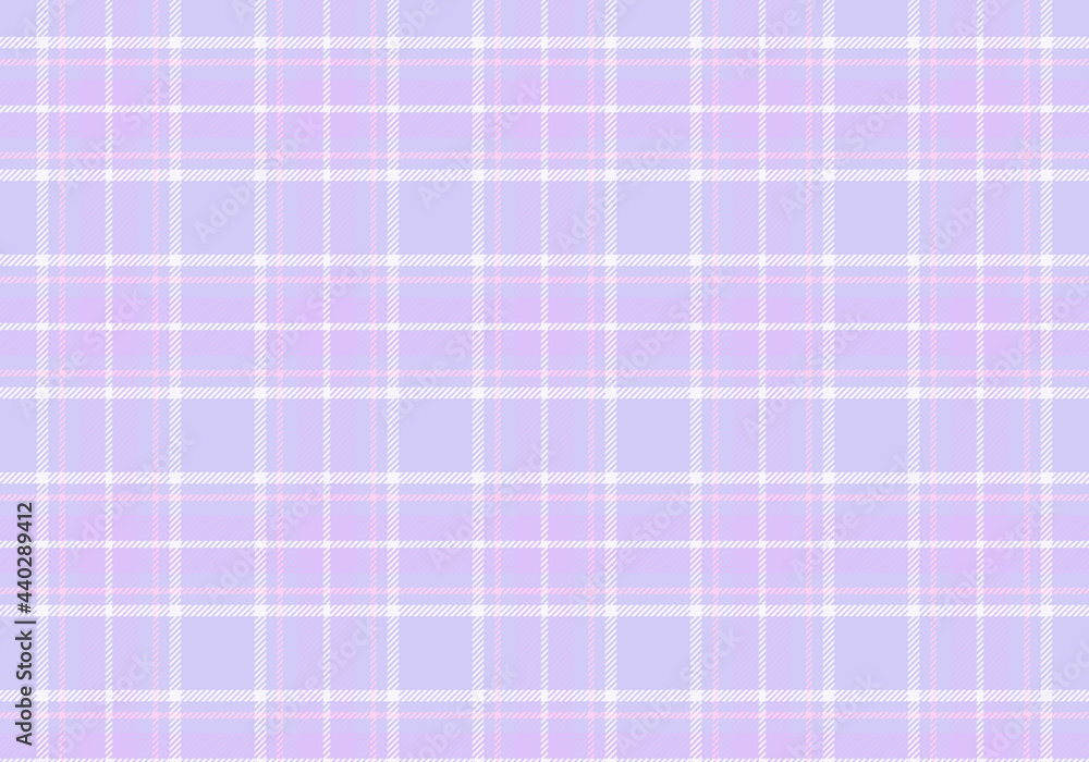 背景素材】タータンチェック柄022 英国風シームレスパターン（ピンク