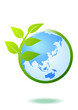 © rrice - エコロジーイメージ地球環境マーク