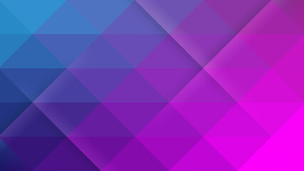 Poster - Modern Background with Vibrant Blue Purple Color Gradient and Lowpoly Mosaic Element
