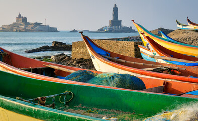 Poster - Kanyakumari beach