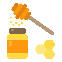 honey flat icon