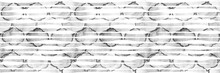 Quatrefoil Seamless Pattern For Header. Monochrome And Greyscale Geometric Morrocan Tile. Lattice Marrakesh Watercolor Header. Damask Print. Rhombus Majolica Background. Barbed Watercolour Trellis.