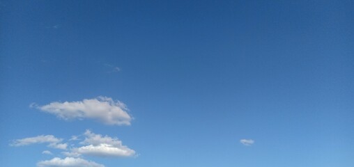 blue and white on the sky to morning.