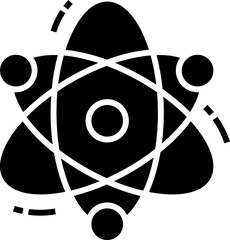 Nuclear Icon. Science concept icon style