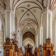 Canvas Print - Vilnius church interior