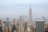Fototapeta  - Fog in New York City, United States of America