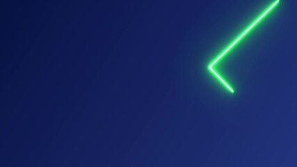 Wall Mural - neon running lasers technology background