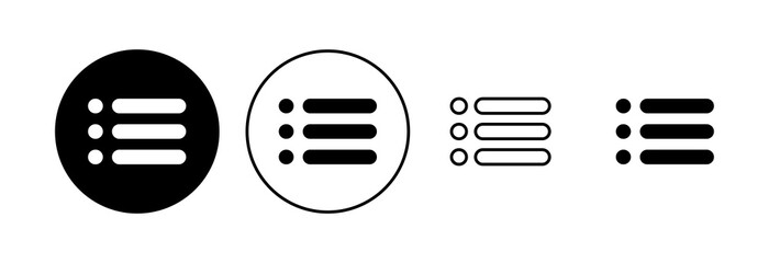 menu icon set. web menu icon. hamburger menu symbol