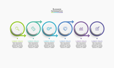 Business data visualization. timeline infographic icons designed for abstract background template milestone element modern diagram process technology digital marketing data presentation chart Vector