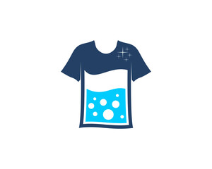 Sticker - T shirt with washing liquid inside