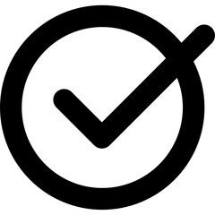 right check mark icon