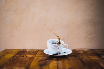 Coffee splash