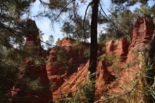 Red Rock Canyon From The Roussillon Ocres