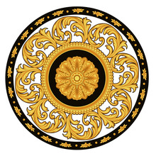 Design Of Plate In Baroque 1