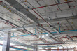 © roongzaa - Typical installtion for mechanical and electrical system , MPE work ,firefighting springker system in construction building