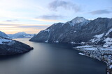 Fototapeta Łazienka - Jezioro w Szwajcarii