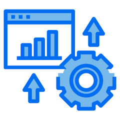 websit blue line icon