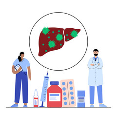 Poster - Liver disease concept