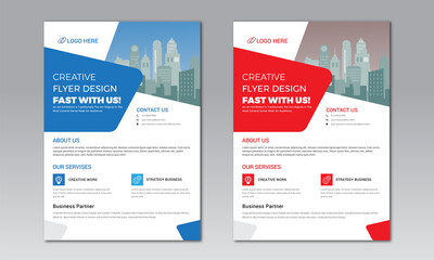 Wall Mural - modern flyer design. poster flyer pamphlet brochure cover design layout space for photo background, 