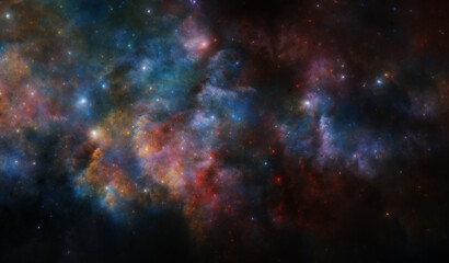 Wall Mural - Fictional Nebula - High Resolution (13k)