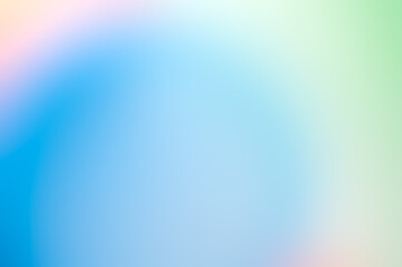 Canvas Print - abstract blur circle blue green texture background