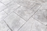 Fototapeta Łazienka - Stamp concrete floor texture background