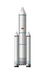 Poster - Rocket Realistic Illustration