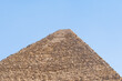 The Great Pyramid of Giza, Pyramid of Khufu or Pyramid of Cheops is the oldest and largest of the three pyramids in the Giza pyramid complex, top of the pyramid without the pyramidon