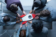 © alotofpeople - Business team and rocket