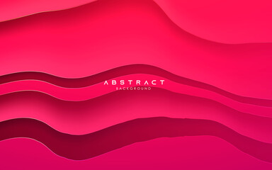 Wall Mural - abstract purple gradient color elegant wavy background