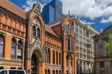 Juxtaposed architecture in Birmingham