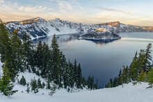 Crater Lake In Oregon, The USA