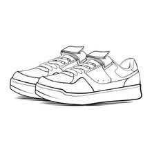 رسومات متجه حذاء رياضي | صور فيكتور علي نطاق العامة
