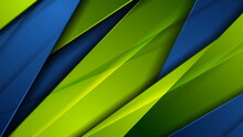 High Contrast Blue Green Abstract Tech Corporate Background