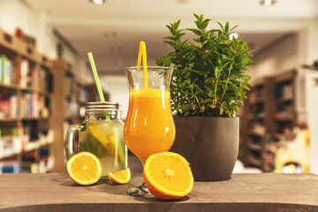 Wall Mural - Fresh cool orange juice