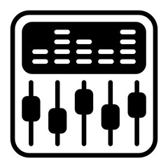 Canvas Print - volume mixer