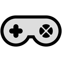 Canvas Print - game controller icon vector