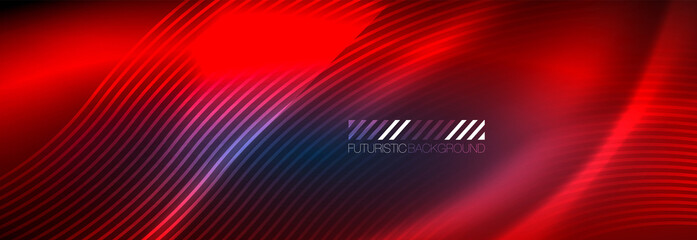 Neon dynamic beams vector abstract wallpaper background. Wallpaper background, design templates for business or technology presentations, internet posters or web brochure covers