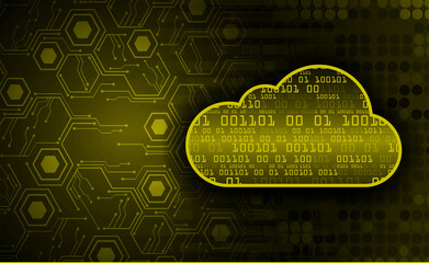 cloud computing circuit future technology concept background