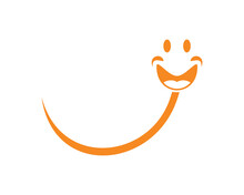 Y Letter Happy Smile Logo
